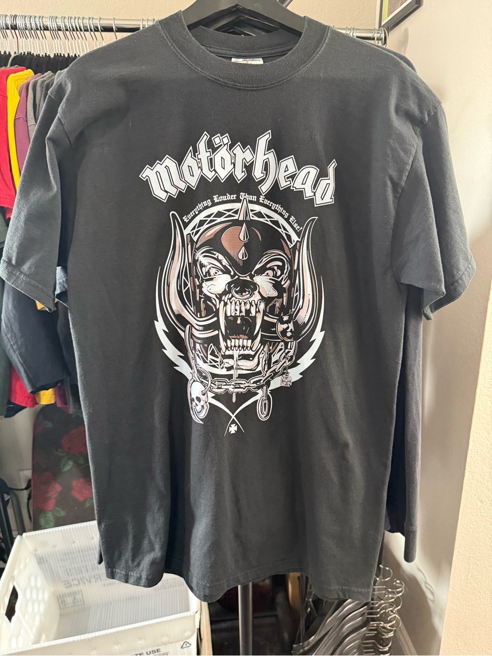 VTG Y2K Motörhead Men’s Large Short Sleeve Black Band Tee